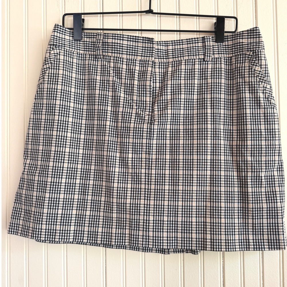 IZOD Golf Plaid Skort Size 10 Stretch Tennis Skirt Shorts Preppy Y2K Athleisure